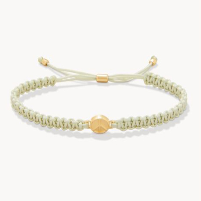 SPARTINA<sup>&reg;</sup> Friendship Bracelet - Friendship bracelets are made to bond your unbreakable friendship through personal symbols and meaning macramé in a nylon cord. MESSAGE WITH BRACELET: Your friendship brings peace and positive energy into my life.